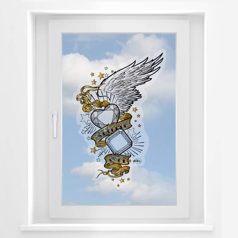 Cuadro de ventana LA Ink Shine On