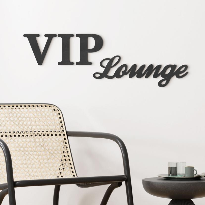 letras decorativas 3D Sala VIP - MDF