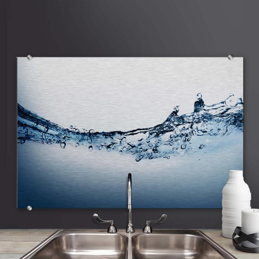 Stænkplade - Water Flow - AluDibond