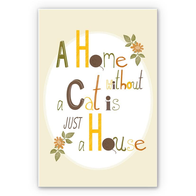 Tableau Forex - Loske -A Home without a Cat is just a House