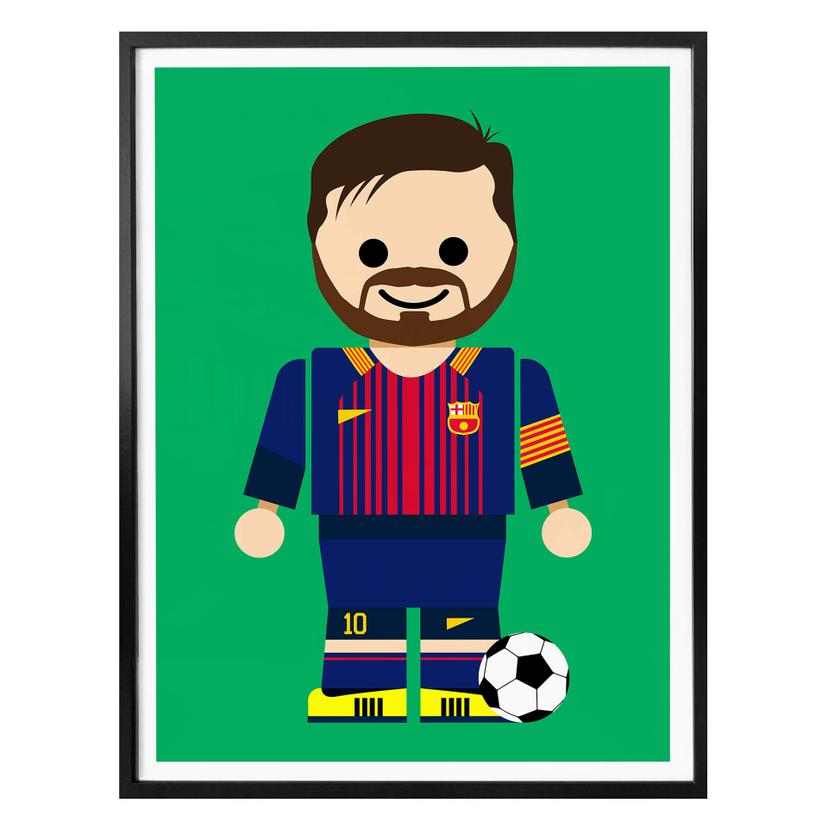 Póster Gomes - Messi de juguete