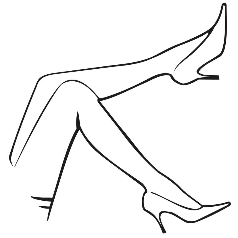 Sticker mural - Jambes