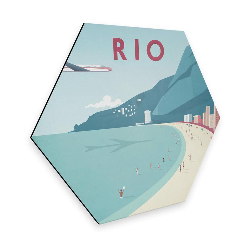 Hexagone - Alu Dibond Rivers - Rio de Janeiro