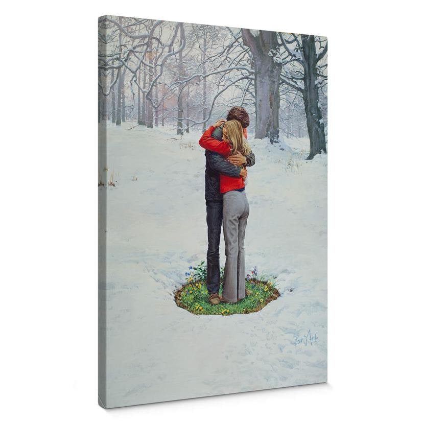Leinwandbild Schmelzende Liebe (1972) - Kurt Ard - 70x100 cm