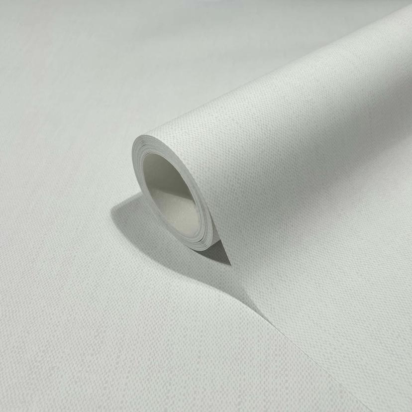 Papel pintado no tejido texturizado, estructura de líneas moderna en blanco