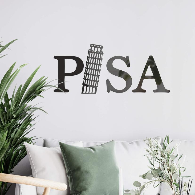 Letras acrílicas Pisa