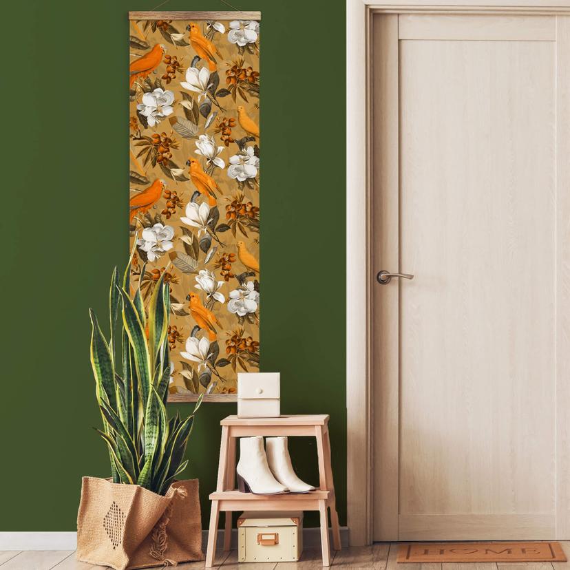 Stampe su tessuto UN Designs - Tropical Ochre - Panorama