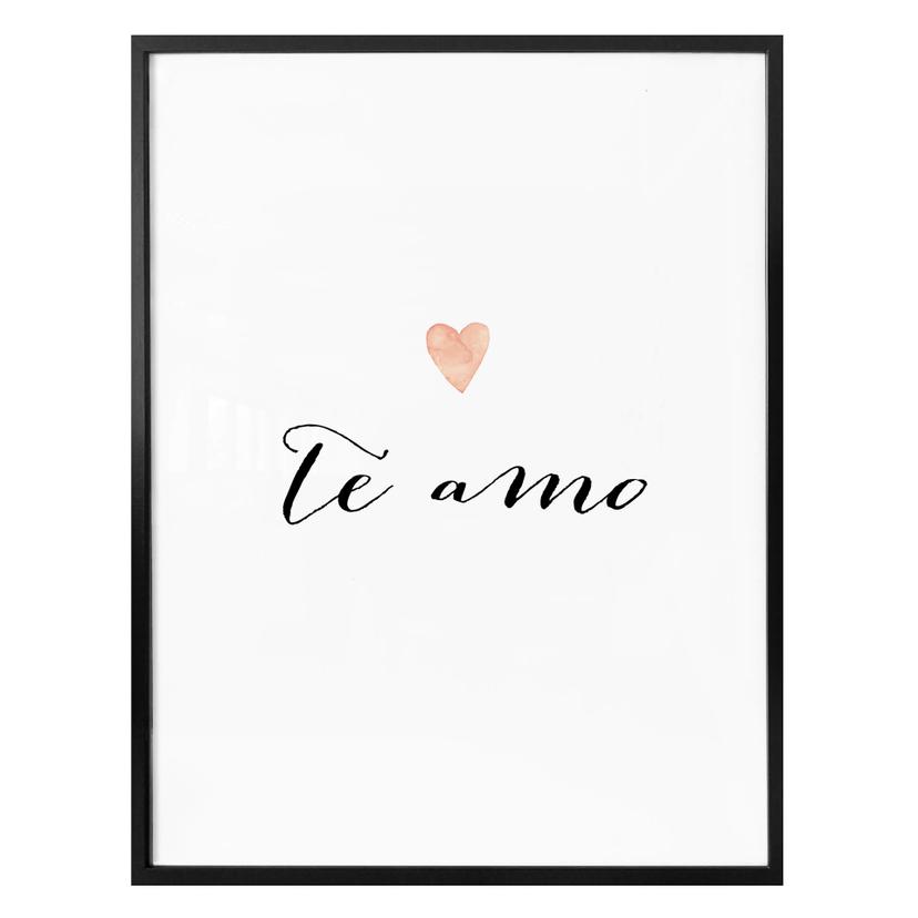 Plakat - Confetti & Cream - Te Amo