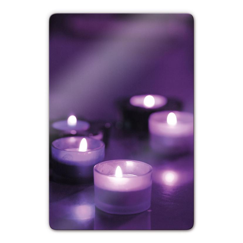 Tableau en verre - Candle Berry