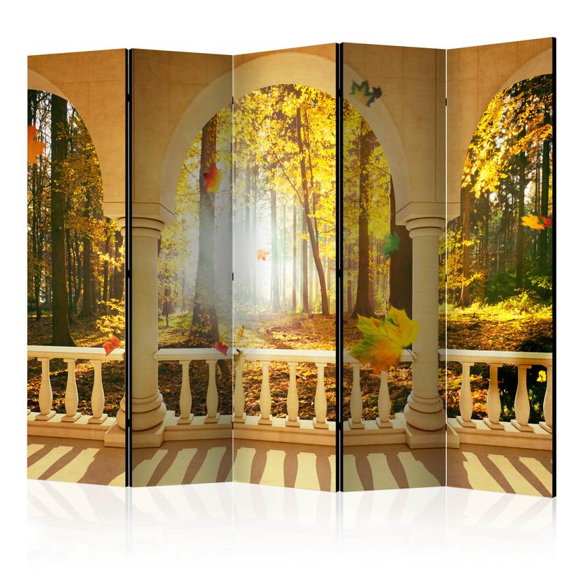 Schermo divisorio - Sogno di una foresta autunnale, 3 pezzi