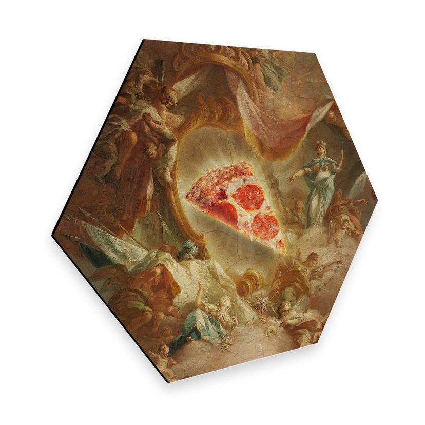 Hexagone - Alu-Dibond Loose - La sainte Pizza