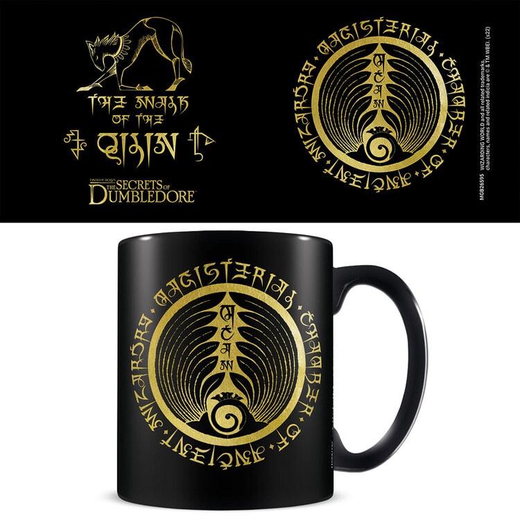 Krus, keramikkrus Fantastic Beasts: The Secrets of Dumbledore - Qilin Gold