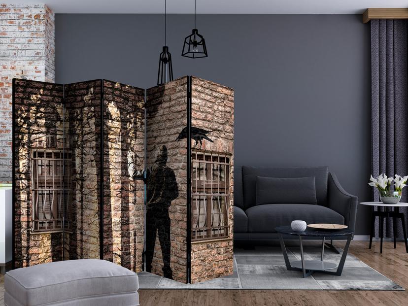 Divisorio - Giungla urbana , 5 pezzi - 225x172 cm
