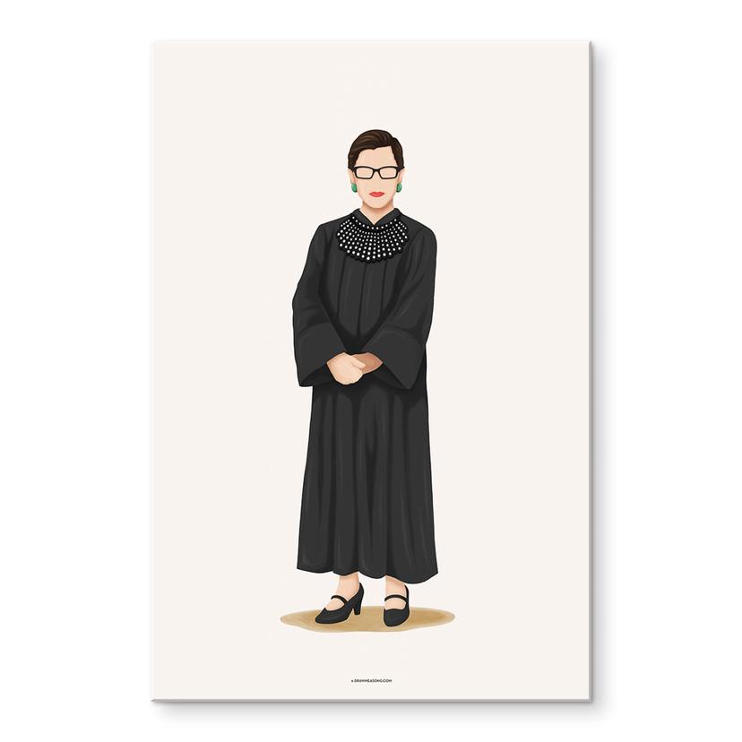 Tableau sur verre acrylique Tohmé - Ruth Bader Ginsburg