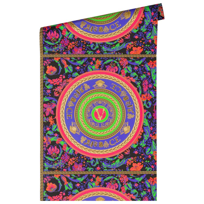 carta da parati Versace a colori in tessuto non tessuto carta da parati design floreale carta da par