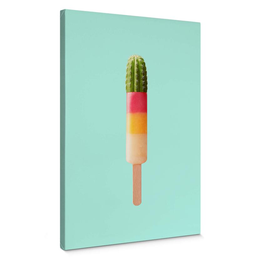 Lienzo Loose - Cactus helado