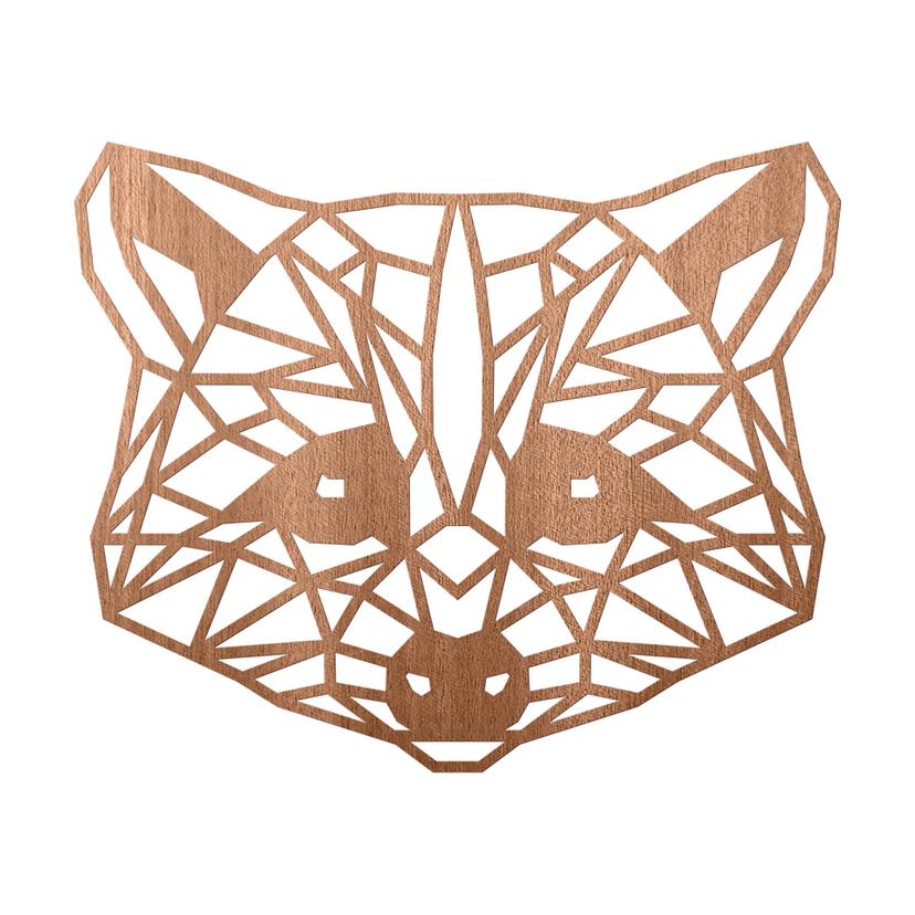 Decoro in legno origami - Orsetto lavatore