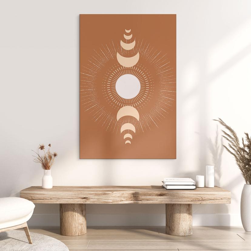 Stampe per pareti - Sole e luna in armonia - KsanaKalpa - alluminio dibond