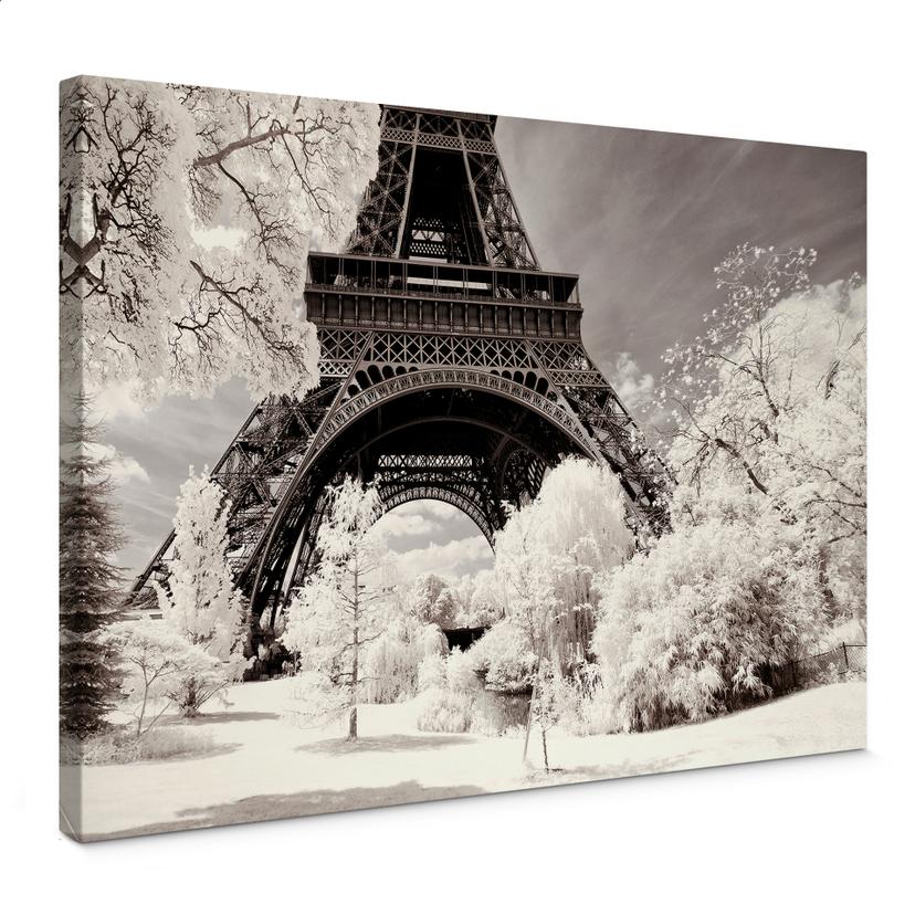 Tableau en toile Hugonnard - Winterfeeling in Paris