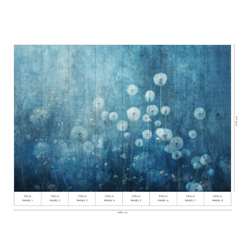 Fotomurale Guido Maria Kretschmer Twilight Bloom- Art Edition 2 blu