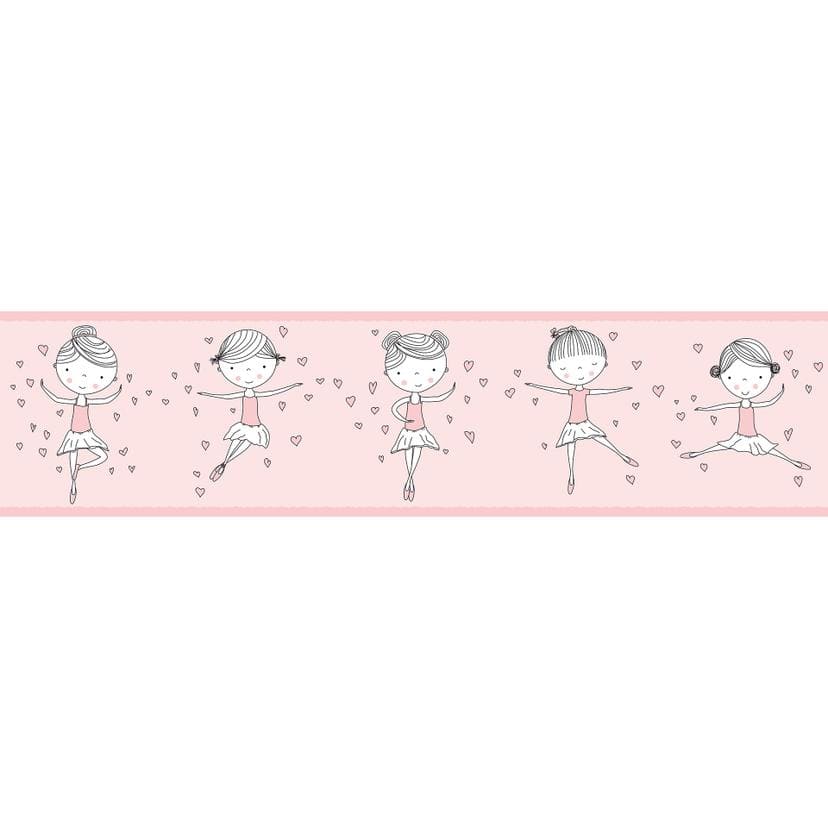 Bordo autoadesivo - Lovely Kids ballerina