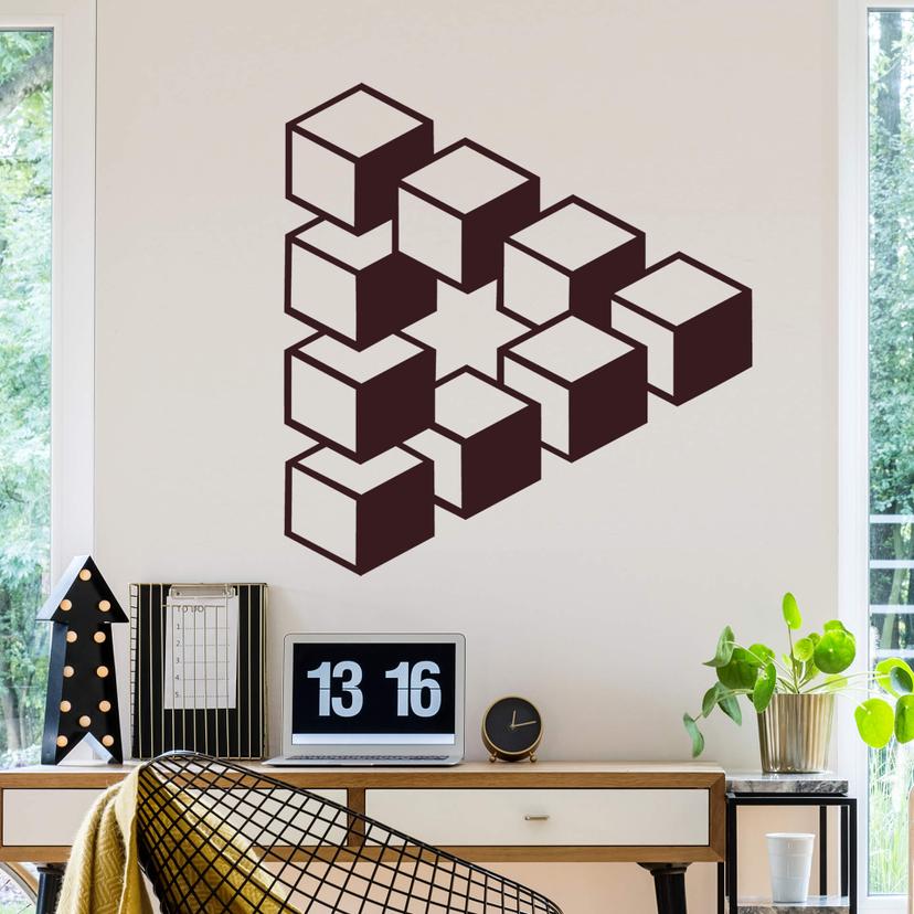 Wallsticker - Umulig Trekant