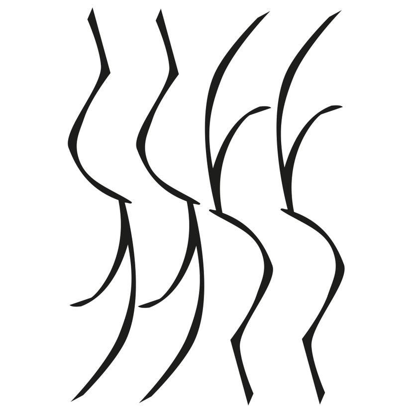 Sticker mural - Set Branches #03