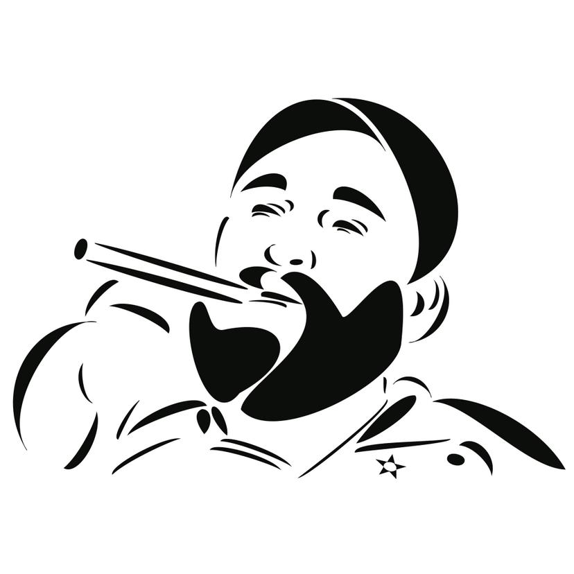 Adesivo murale - Fidel  2