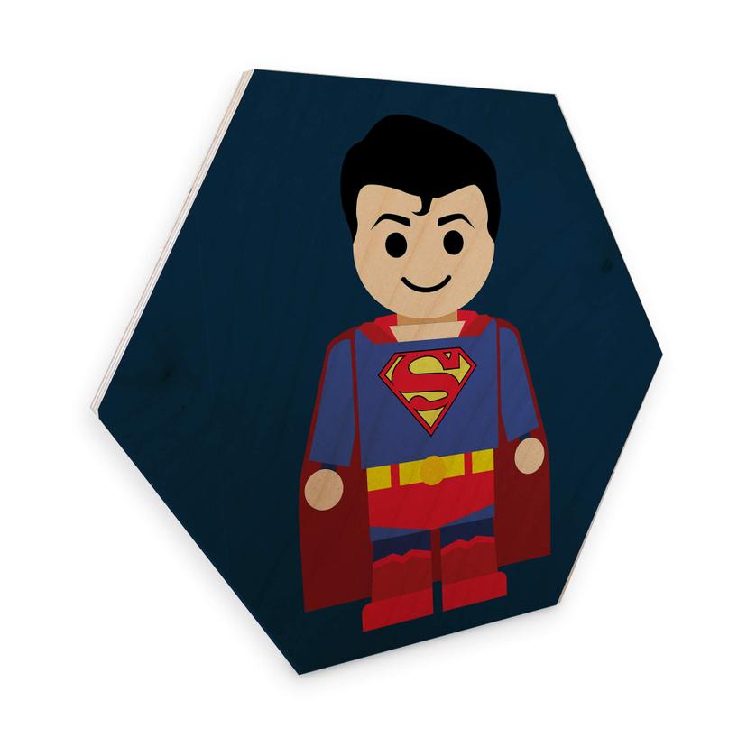 Hexagon - Birketræ - Gomes - Superman legetøj