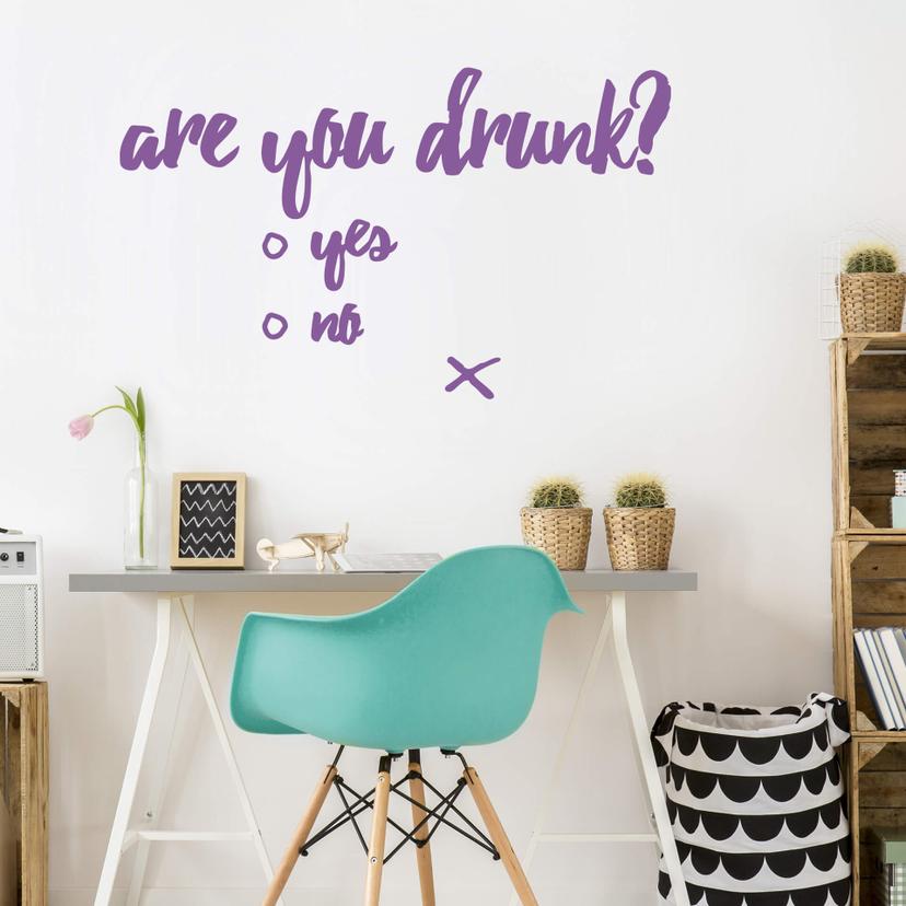Wallsticker - Are you drunk?