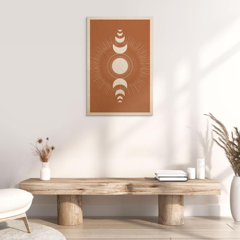 Träposter måncykler - sol och måne i harmoni - KsanaKalpa