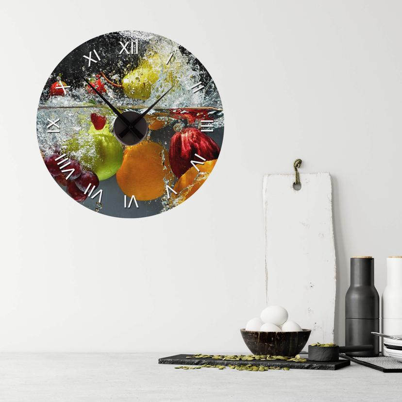 Adesivo murale + Orologio frutta rinfrescante