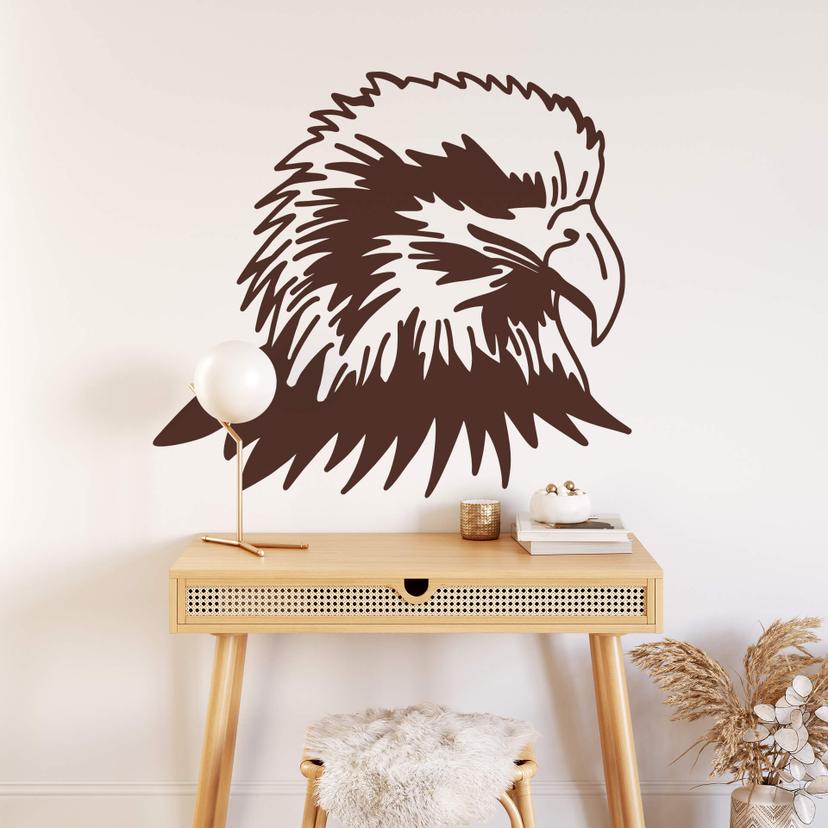 Sticker mural Aigle à tête blanche