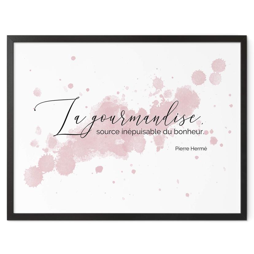 Póster La gourmandise