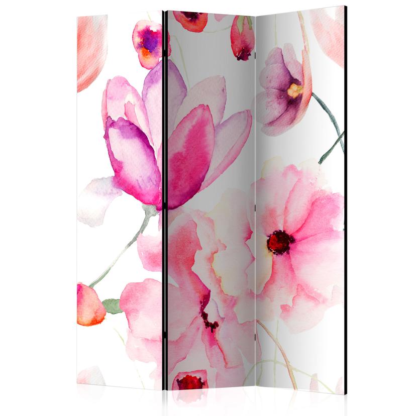 Rumdeler - Symfoni af blomster i pink, 3-delt