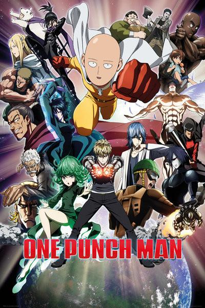 Poster, film poster One Punch Man - Collage 61x91,5 cm