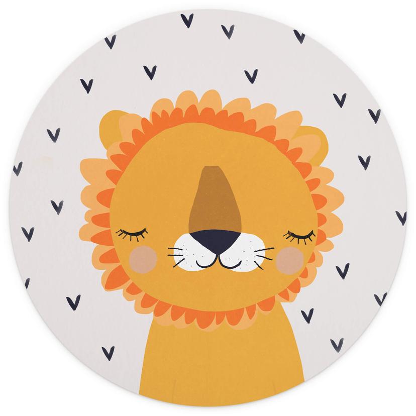 Behangcirkel Treechild - Little Lion - vliesbehang/zelfklevend vliesbehang