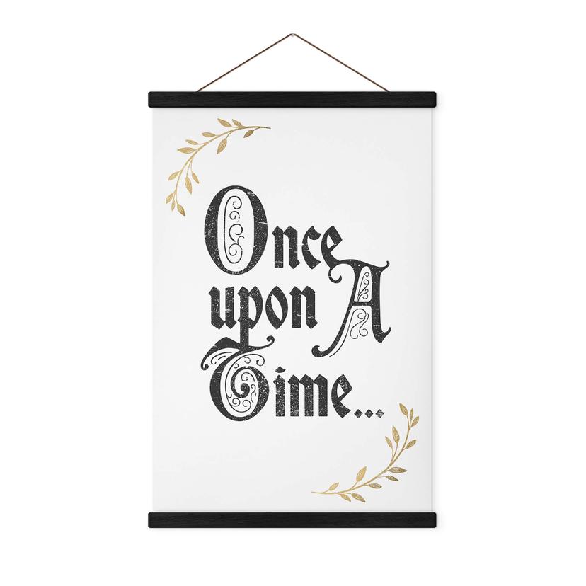 Tekstil plakat Once Upon a Time