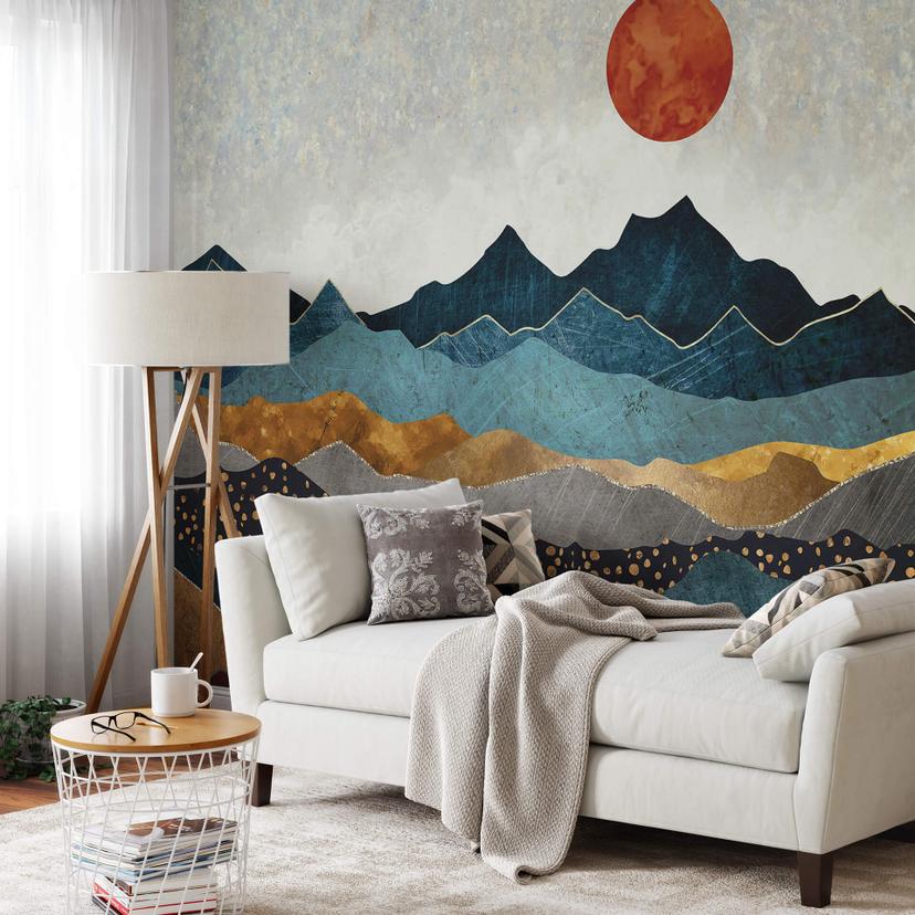 Papier peint photo SpaceFrog Designs - Soleil d'ambre