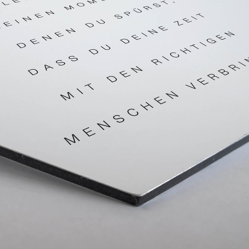 Esagoni Alu-dibond - Schönsten Zeiten