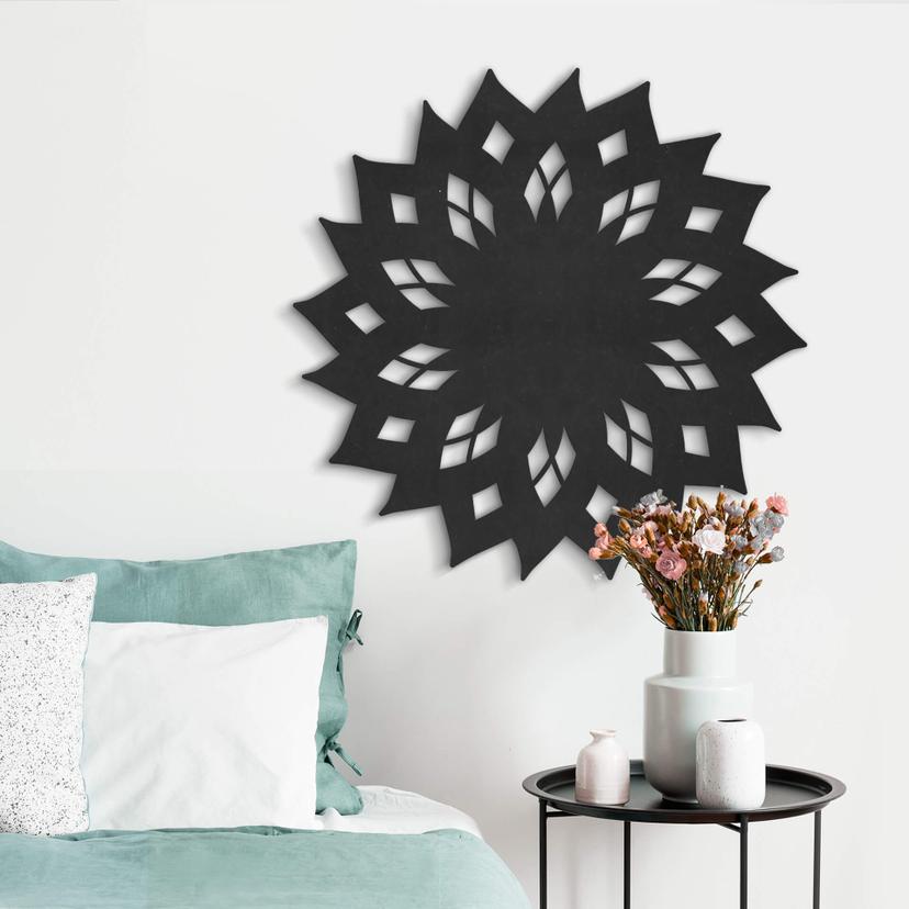 MDF - Decoración en madera mandala sol 02