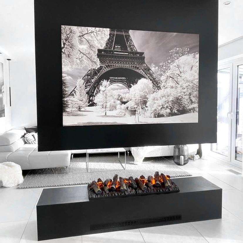 Tableau en toile Hugonnard - Winterfeeling in Paris
