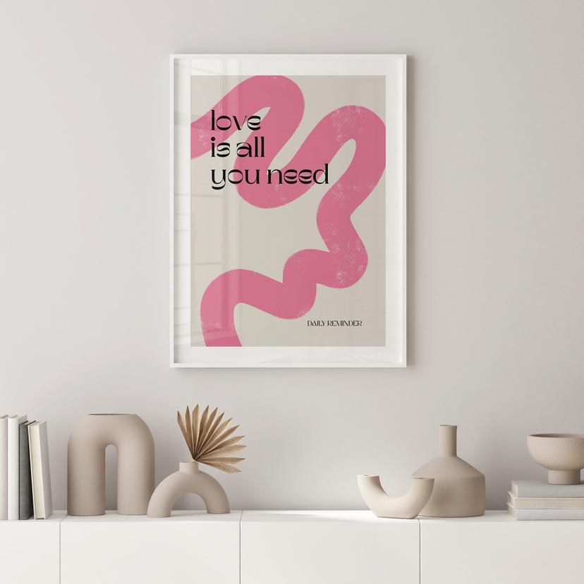 Poster L'amore è tutto ciò di cui hai bisogno - Volfova