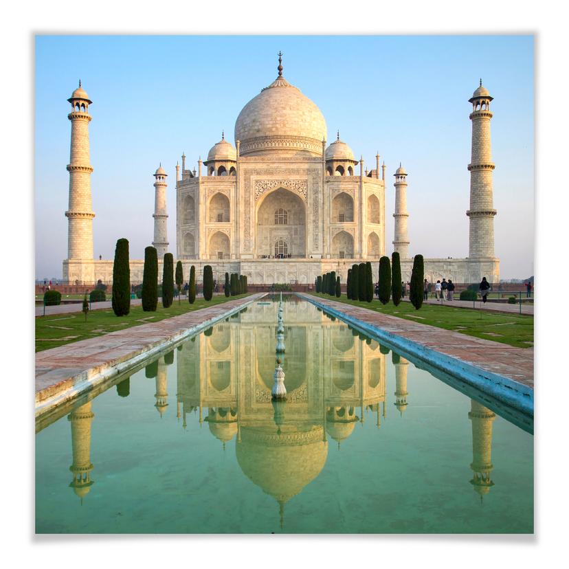 Poster - Taj Mahal - carré