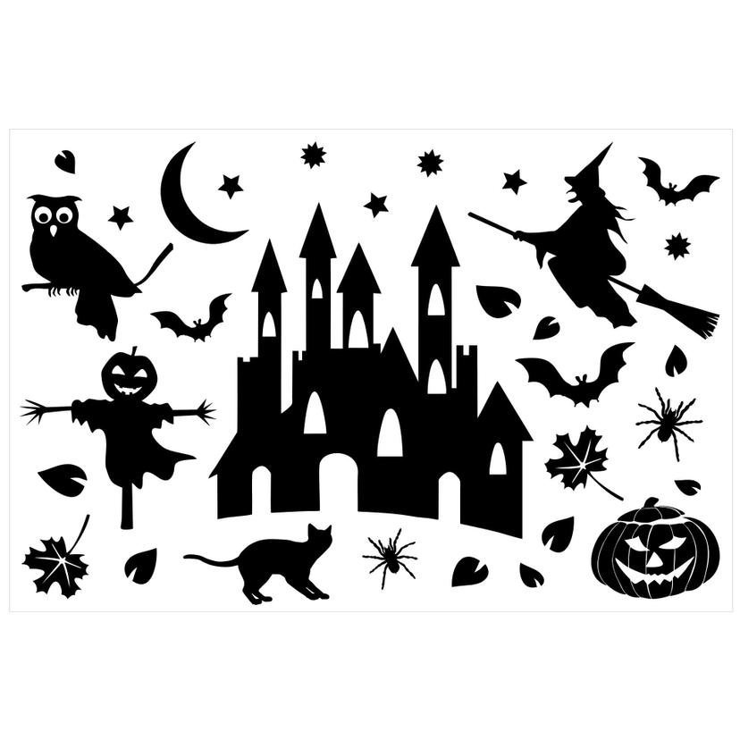 Adesivo murale - Composizione Halloween 2