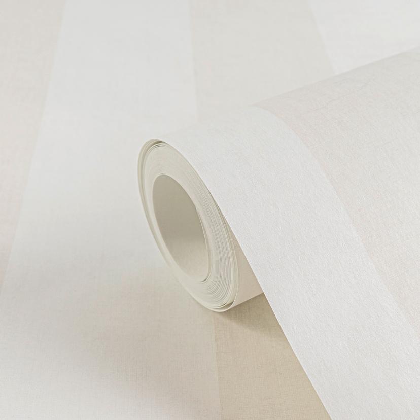 Randig tapet beige vit - klassisk tapet med randigt mönster