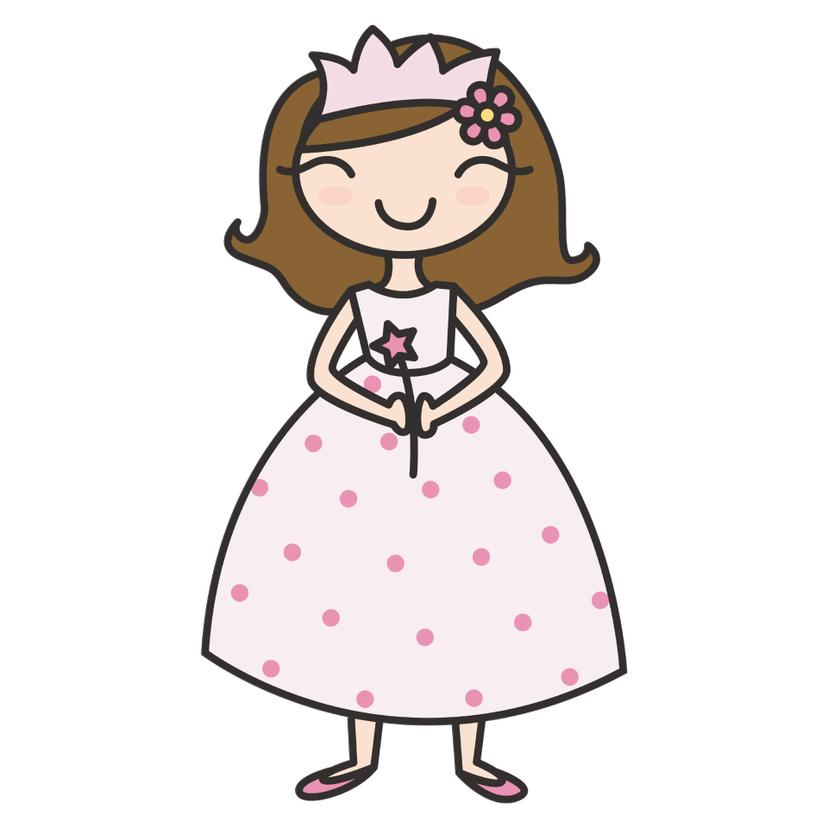 Sticker mural - Princesse