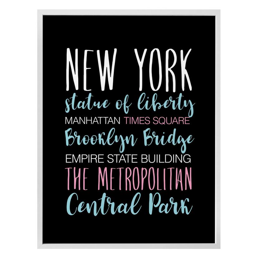 Poster Mots de New York