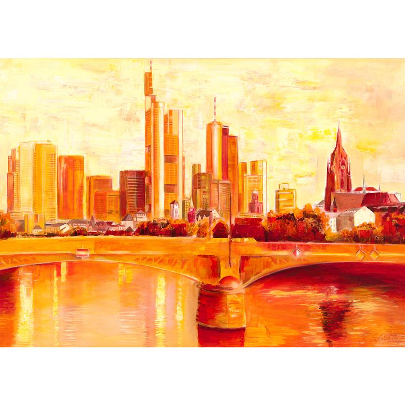 Fotomurale Schüßler – Skyline di Francoforte