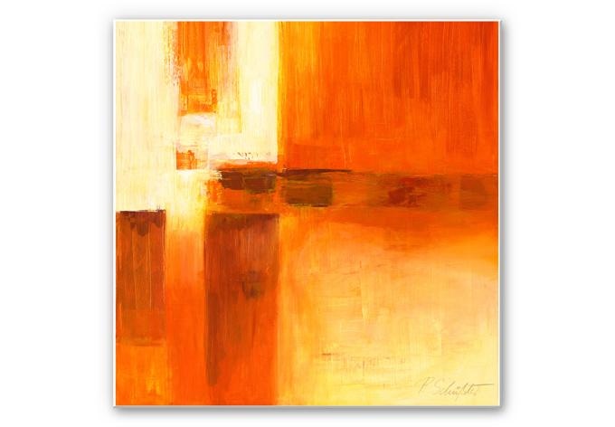 Tableau Forex - Schüßler - Composition in Orange and Brown
